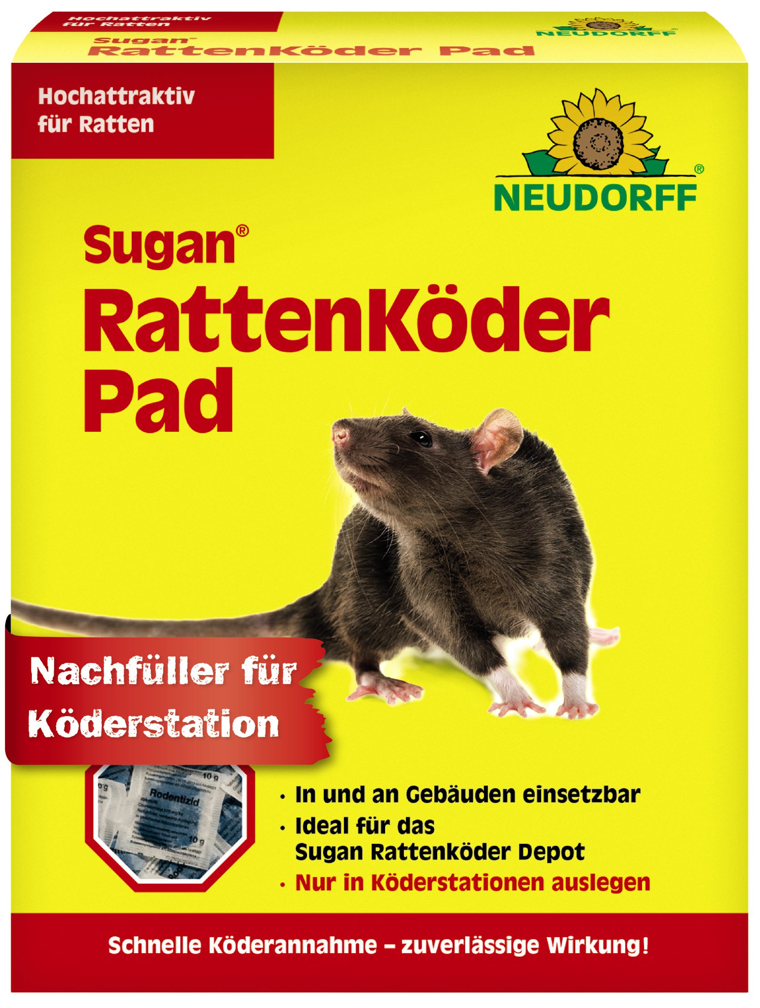 NEUDORFF Sugan Rattenlöder Pad 200 g