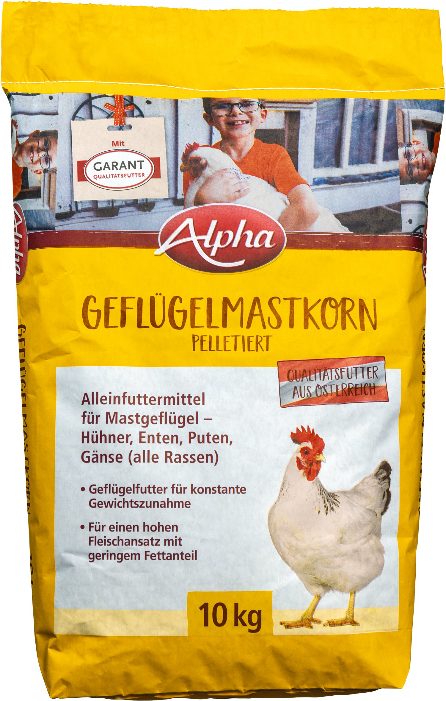 ALPHA Geflügelmastkorn - pelliert 10 kg