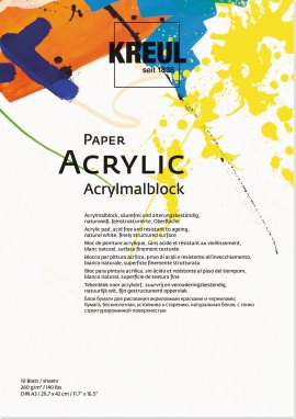 KREUL Paper Acryl 10 Blatt DIN A3