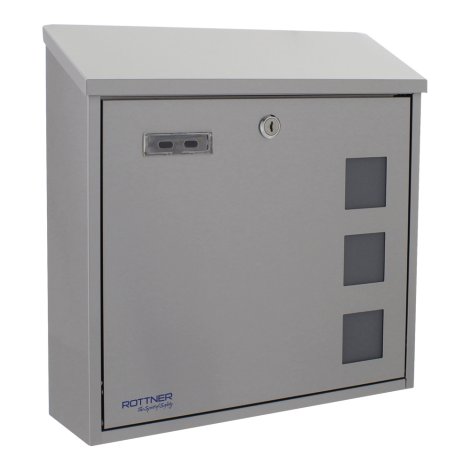 ROTTNER Edelstahl-Briefkasten Muro Inox