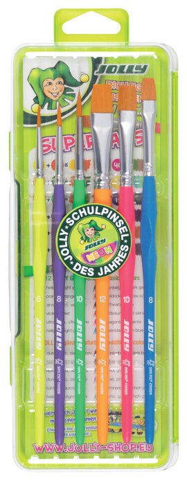 JOLLY Pinsel-Set Neon 6-tlg.