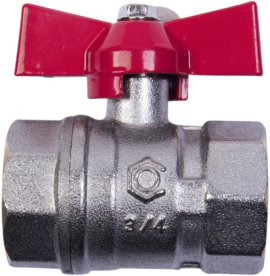 CORNAT Heizungs-Kugelhahn vernickelt 3/4" IG