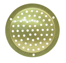 Möbelgitter außen rund Ø 50 mm Gold