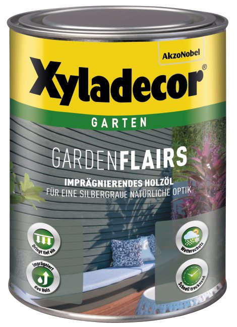 XYLADECOR Gardenflairs Oliven, grau 1 l