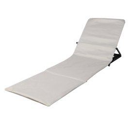 Strandliege klappbar Grau