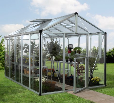 VITAVIA Gewächshaus Zeus 10000 ESG 3 mm Aluminium