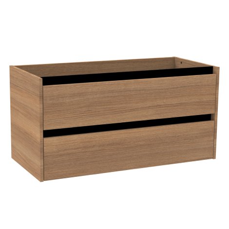 Waschtisch-Unterschrank VITA mit 2 Schubladen Summer-Oak-Optik 100x46x50 cm (BxTxH)
