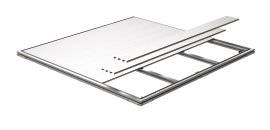 BIOHORT Fundament SmartBase für Gerätehaus Europa 2A & Geräteschrank 230