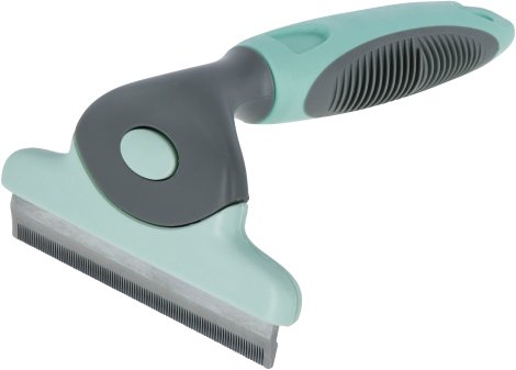 Fellhaarentferner 15 x 10 cm, türkis/grau