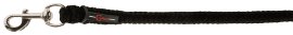Führstrick ClassicSoft + Karabinerhaken 2 m, schwarz