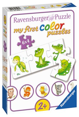 RAVENSBURGER Puzzle Meine liebsten Tierkinder 6x4-tlg.