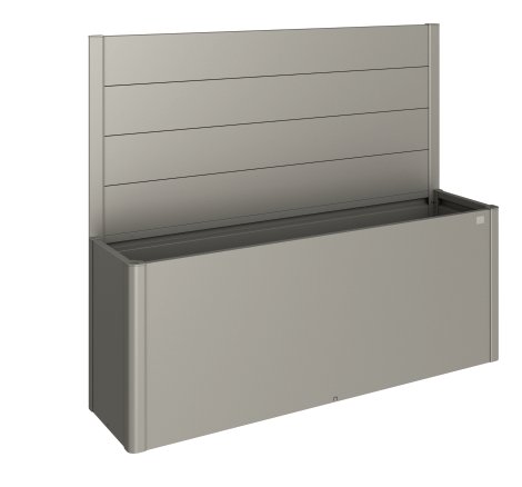 BIOHORT Sichtschutz für Belvedere ohne Acrylglas, Quarzgrau-Metallic 200