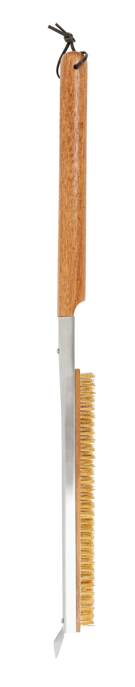 COZZE® Stahlbürste mit Akazien-Griff 60 cm