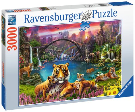 RAVENSBURGER Puzzle Tiger in paradiesischer Lagune