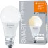 LEDVANCE Wifi-SMART+Classic LED-Lampe, E27 dimmbar EX 60W 9W/2700K, Warmweiß