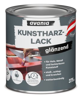 AVANIA Kunstharzlack Glänzend Anthrazit 375 ml