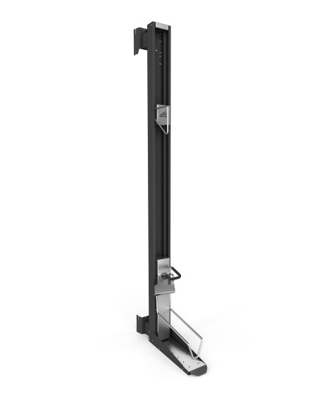 BIOHORT Bikelift® Schwenkbar 185x17x57 cm für Gerätehaus, Dunkelgrau-Metallic