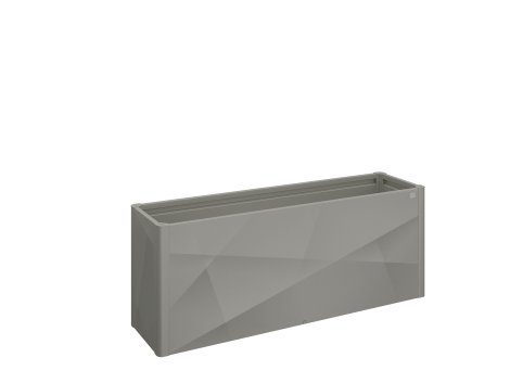 BIOHORT Hochbeet XDesign 2x0,5 m Quarzgrau-Metallic 201x77x53 cm (BxTxH)