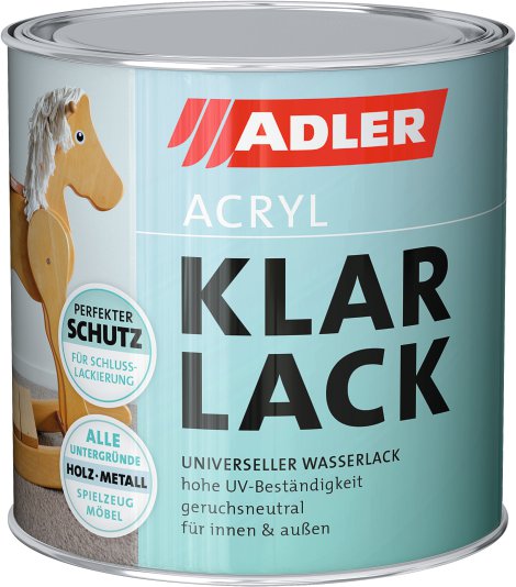 ADLER Acryl-Klarlack matt 750 ml