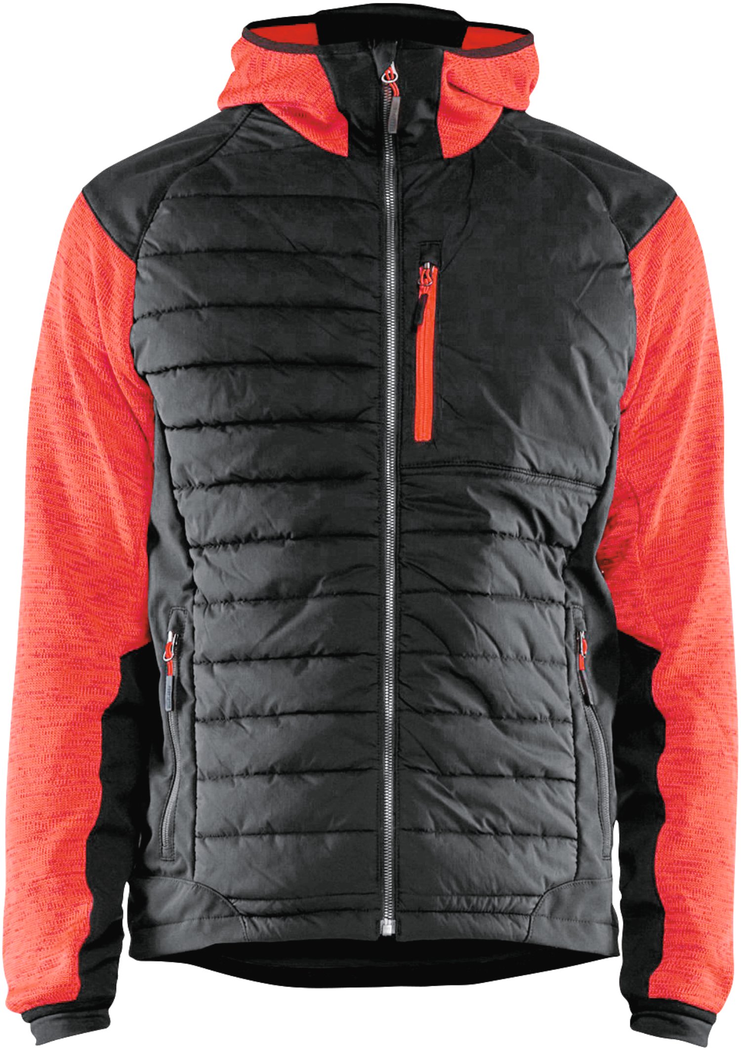BLÅKLÄDER Hybridjacke rot/schwarz