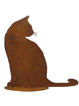 Gartenfigur Katze Tom sitzend 30x30 cm (BxH)