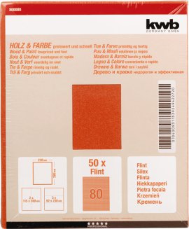 KWB Schleifbogen Flint K80, 1 Stk.