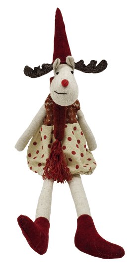 Dekofigur Rentiermädchen Grün