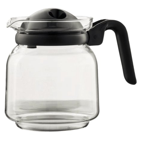 Glaskanne mit Deckelfilter 1,5 l