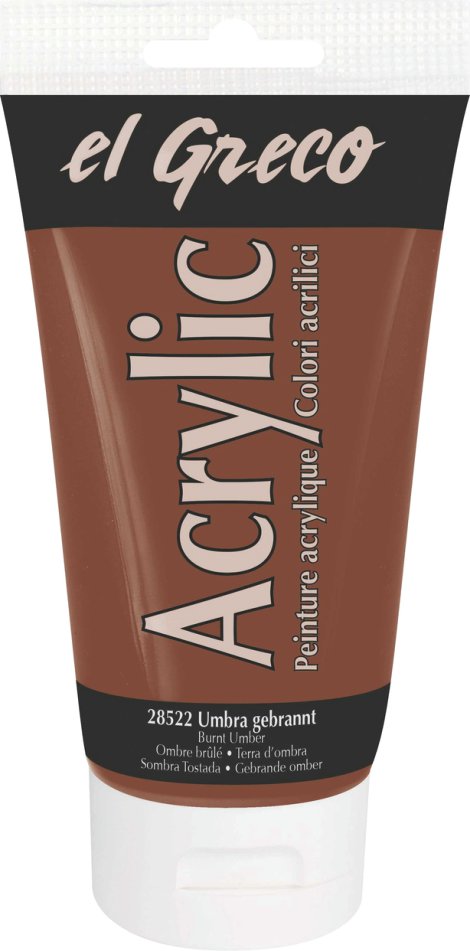 KREUL Acrylfarbe el Greco Umbra gebrannt 150 ml