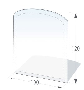 LIENBACHER Glasbodenplatte 100x120 cm