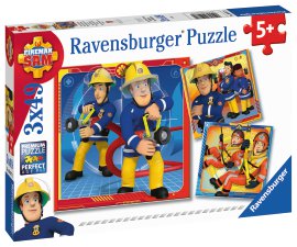 RAVENSBURGER Puzzle Unser Held Sam 3x49-tlg.