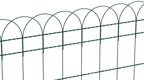 ALBERTS Ziergeflecht Rondo verzinkt Grün 10000x400 mm