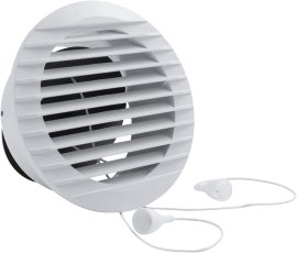 Lüftungsgitter Rund Weiss