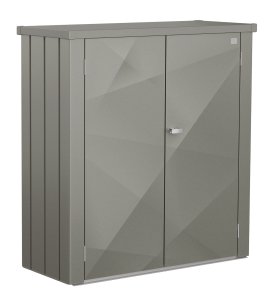 BIOHORT Terrassenschrank Romeo XDesign, Quarzgrau-Metallic