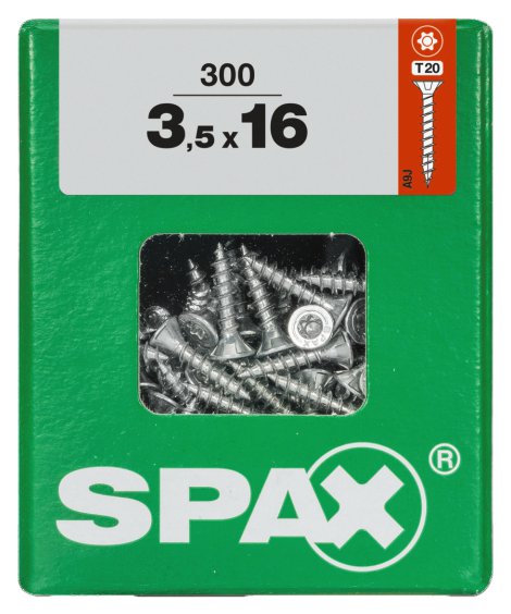 SPAX Schraube Senkkopf TRX 3,5x16 mm L 300 Stk.