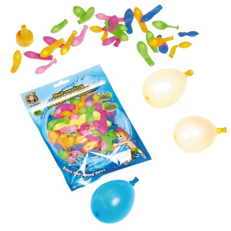 Wasserbombe selbstverschließend