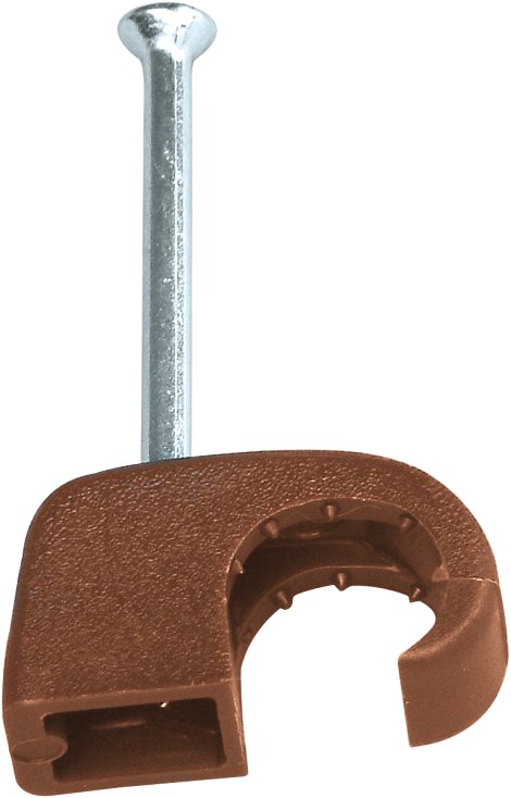 KOPP ISO-Nagelschelle 7-11 mm Braun