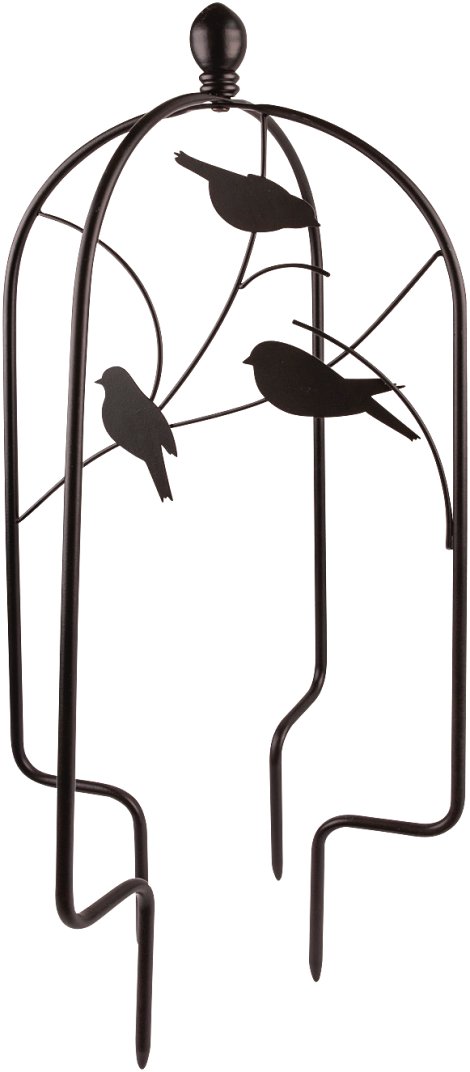 WINDHAGER Rankgitter BIRD 60x26 cm - klappbar, schwarz