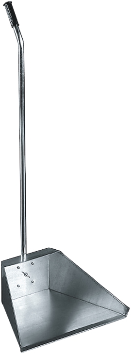 Metallkehrschaufel mit Griff