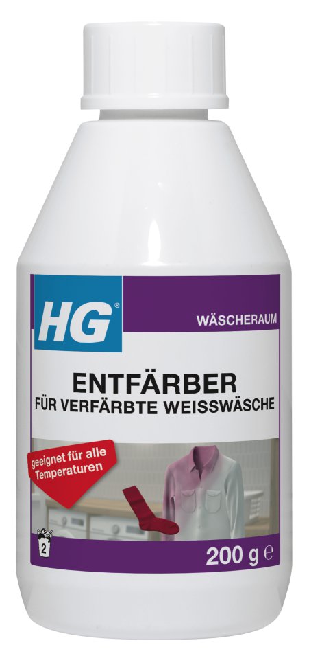 HG Entfärber für verfärbte weiße Wäsche 200 g