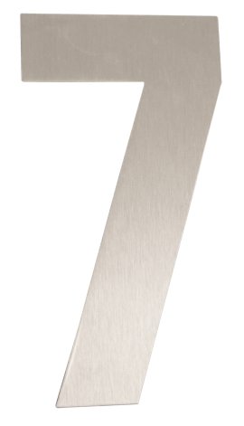 ALPERTEC Hausnummer 7 Edelstahl 160 mm