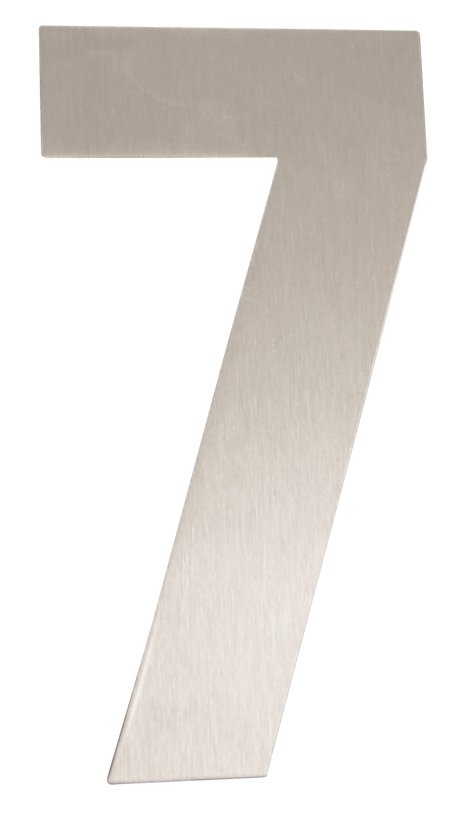 ALPERTEC Hausnummer 7 Edelstahl 160 mm