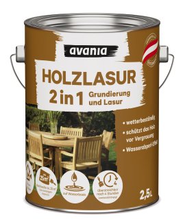 AVANIA Dauerschutz-Öllasur Nussbraun 750 ml
