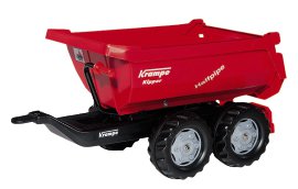 ROLLY TOYS Kippanhänger für Kindertraktor Rot