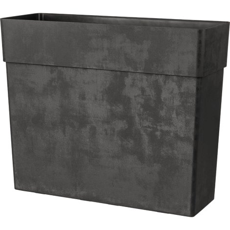 DEROMA Pflanzkasten Fence Like mit Rollen Anthrazit 78 cm