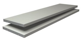 SCHULTE REGALWELT Fachboden PowerMax Weiß, 2 Stk.