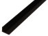 ALBERTS Winkelprofil Schwarz 2 m, 40x10x2 mm