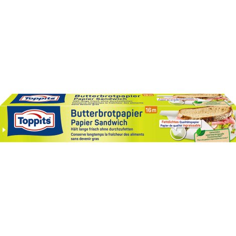 TOPPITS® Butterbrotpapier 28 cm x 16 m