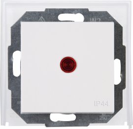 KOPP Wechsel-Kontrollschalter Athenis IP44 Weiß