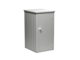 BIOHORT Terrassenschrank Julia® Silber-Metallic